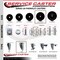 Service Caster 5 Inch Phenolic 38 Inch Threaded Stem Caster Set 2 Brakes SCC SCC-TS20S514-PHS-381615-2-PLB-2 - alternate 3